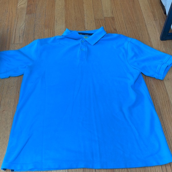 Gently worn short sleeve turquoise polo from Club Room - Picture 1 of 3